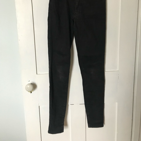 Mossimo High Rise Skinny Black Jeans Size 4 - Picture 3 of 3
